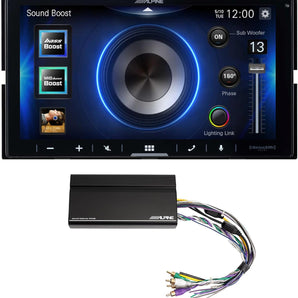 alpine-ilx-w670-car-stereo-with-kta-450-4-channel-amp