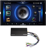 alpine-ilx-w670-car-stereo-with-kta-450-4-channel-amp