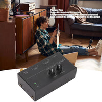 Thumbnail for MR DJ PP500 Phono Turntable Preamp Input /TRS Output Stereo Knob Control Mini Record Player Preamplifier