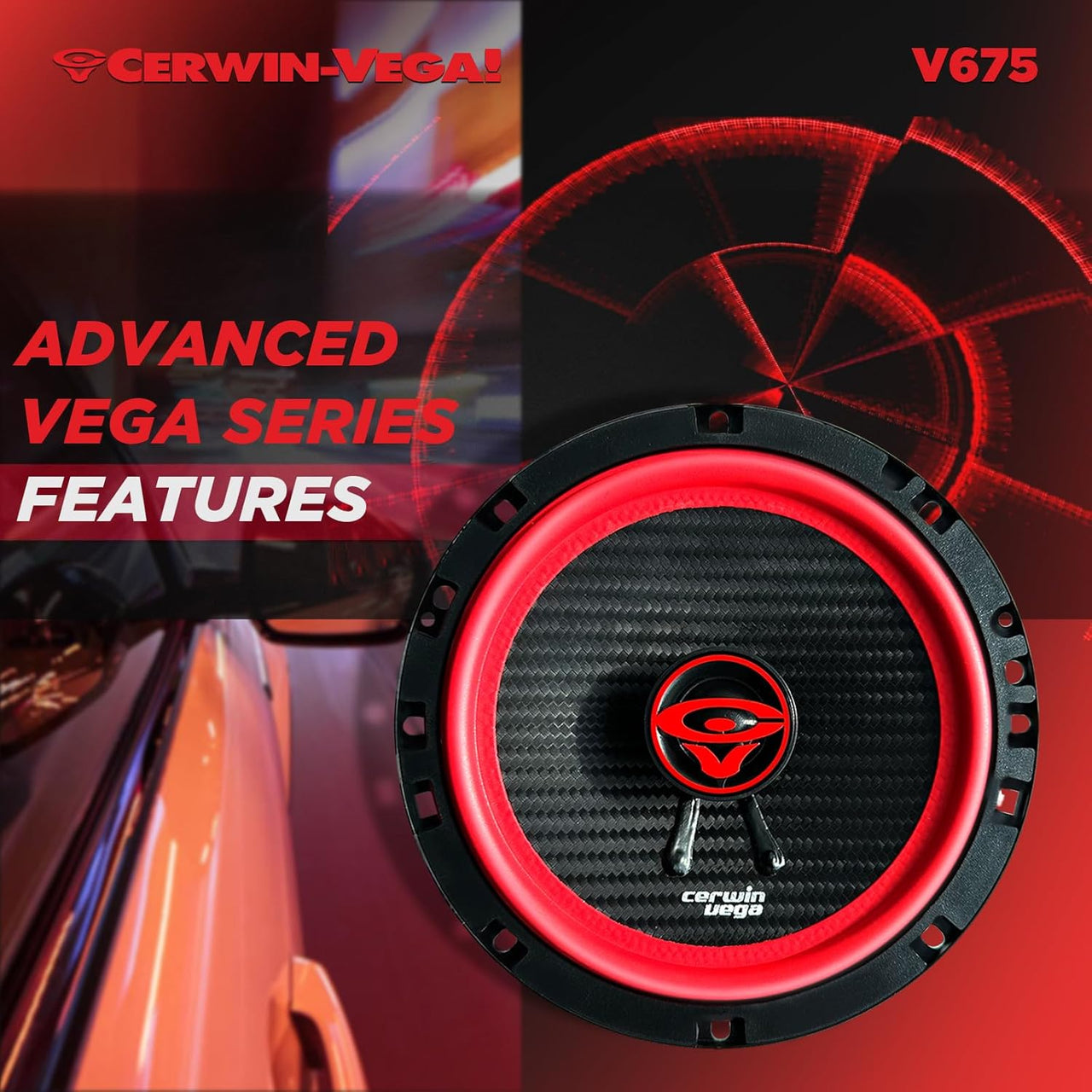 Cerwin Vega V675 2025 Edition - 6.75" 2-WAY COAXIAL SPEAKERS
