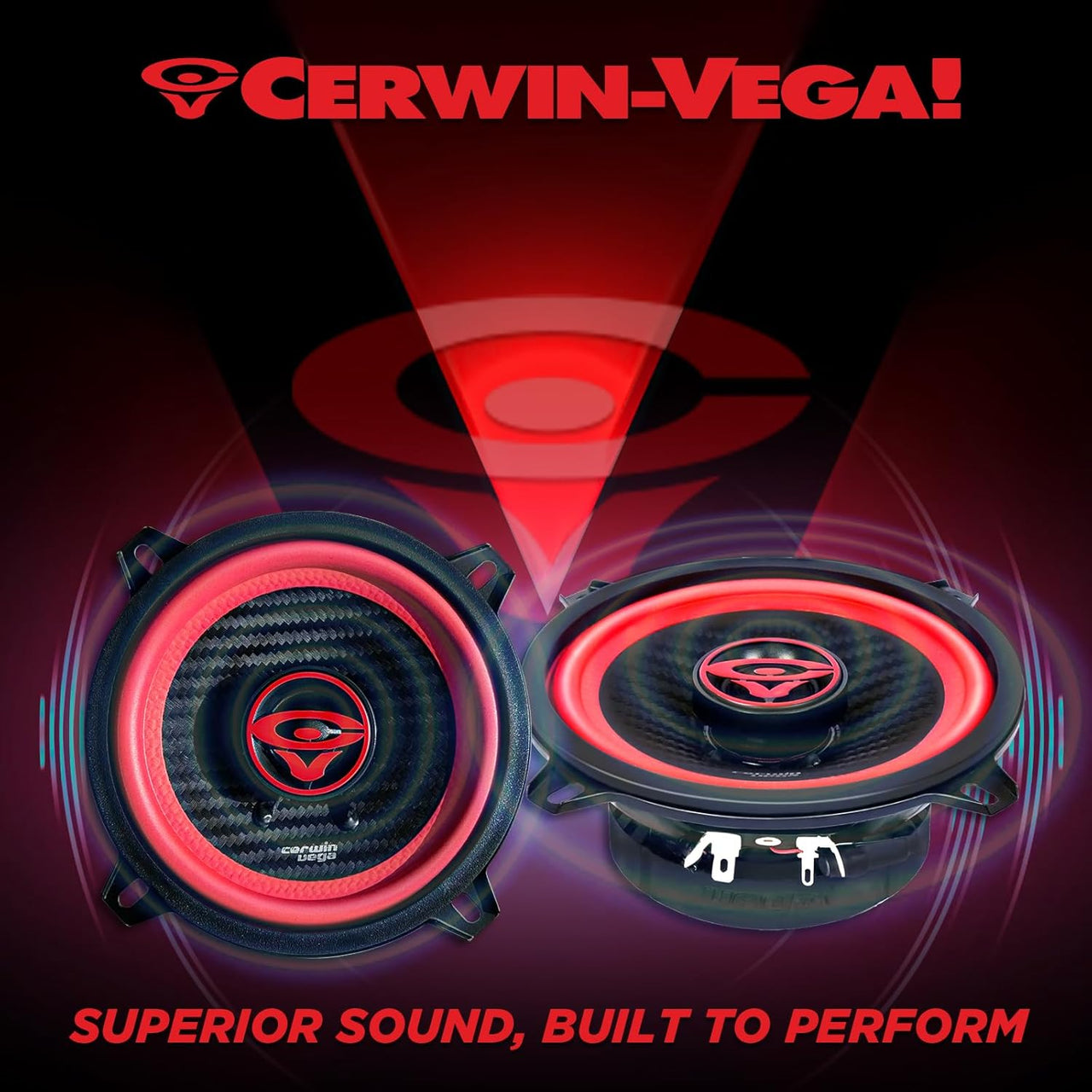 Cerwin Vega V525 2025 Edition 5.25" 2-WAY COAXIAL FULL RANGE SPEAKERS