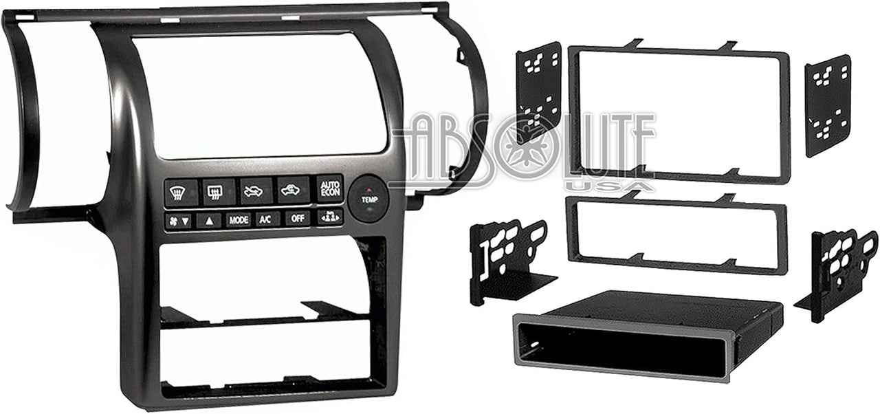 Absolute USA ABS99-7604B Fits Infiniti G35 Sedan 03-04 Aftermarket Stereo Harness Radio Install Dash Kit