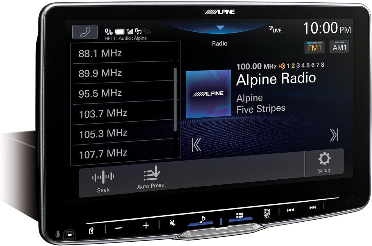 Alpine ILX-F509 Halo9 9" Multimedia Touchscreen Receiver & A Pair Alpine SXE-1726S 6.5" Coax and A Pair SXE-6926S 6x9 Coax Speakers