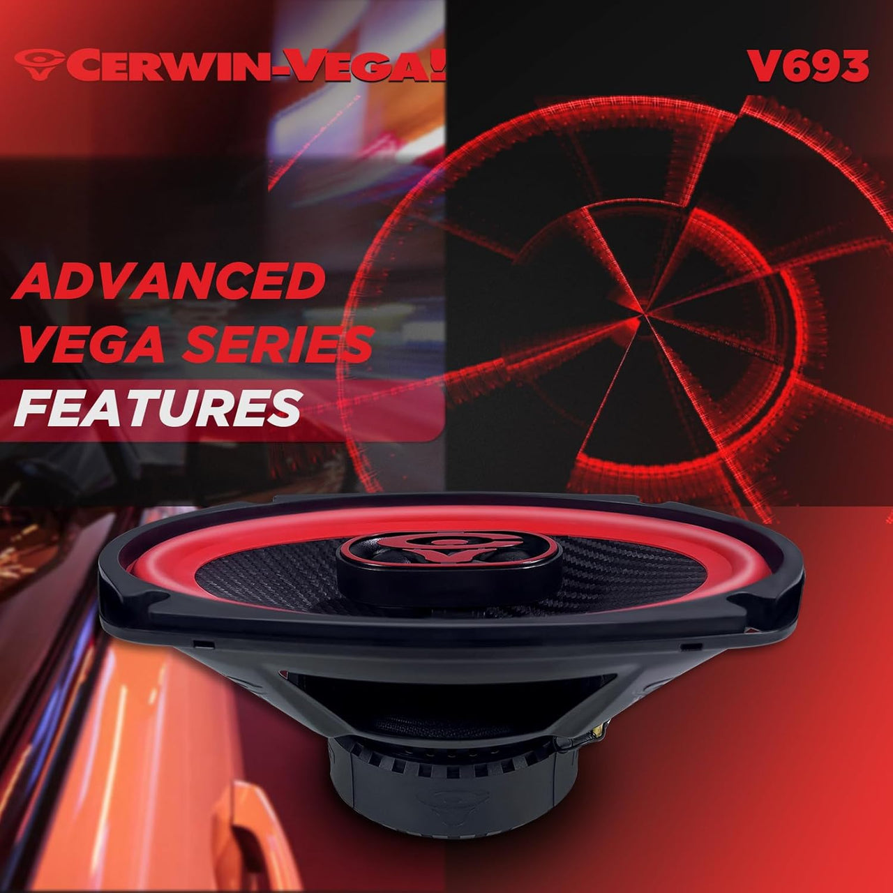 Cerwin Vega V693 2025 Edition - 6"x9" 3-WAY FULL RANGE SPEAKERS