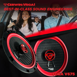 Cerwin Vega V675 2025 Edition - 6.75" 2-WAY COAXIAL SPEAKERS