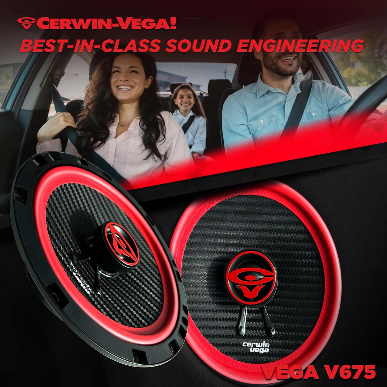 Cerwin Vega V675 2025 Edition - 6.75" 2-WAY COAXIAL SPEAKERS