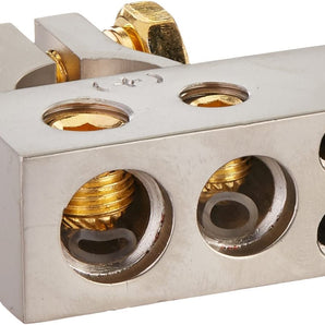 12 American Terminal ABTC300P 0/2/4/6/8 AWG Single Positive Power Battery Terminal Connectors Chrome