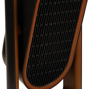 2-in-1 PTC Ceramic Heater & Fan with Remote Timer 3 Modes Safety Grid Black