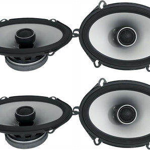 Front+Rear Alpine S 5x7" Speaker Replacement Kit Fit 2002-10 Mercury Mountaineer