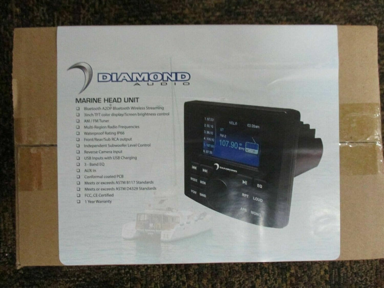 Diamond Audio DMR3 Motorsport All-Weather Audio Player Receiver