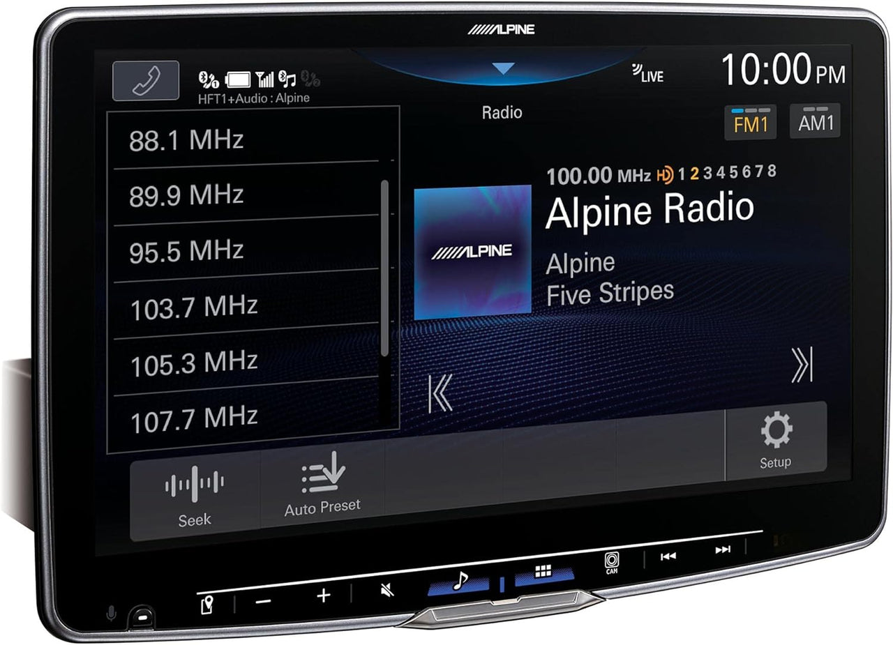 Alpine ILX-F511 Halo11 11" Multimedia Touchscreen Receiver & 2 Pairs Alpine SXE-6926S 6x9 Coax Speakers