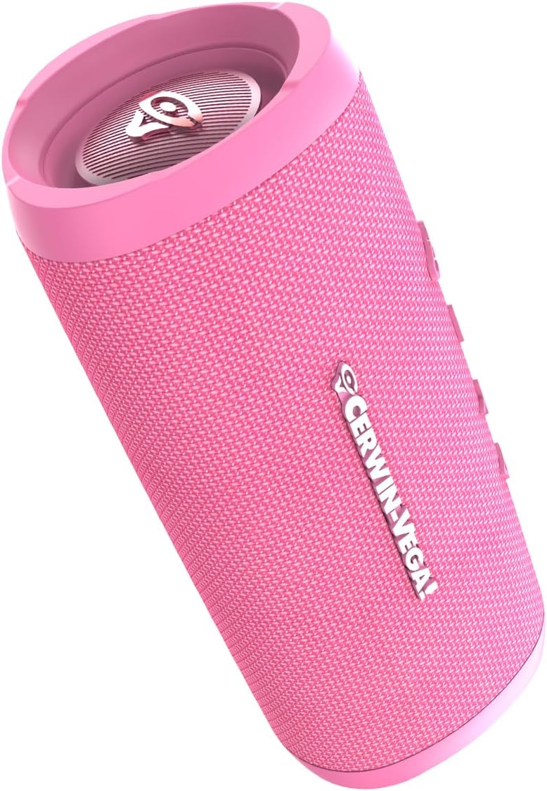 Cerwin Vega VMPNK Vega Mini Pink Portable Compact Powerhouse Bluetooth Speaker