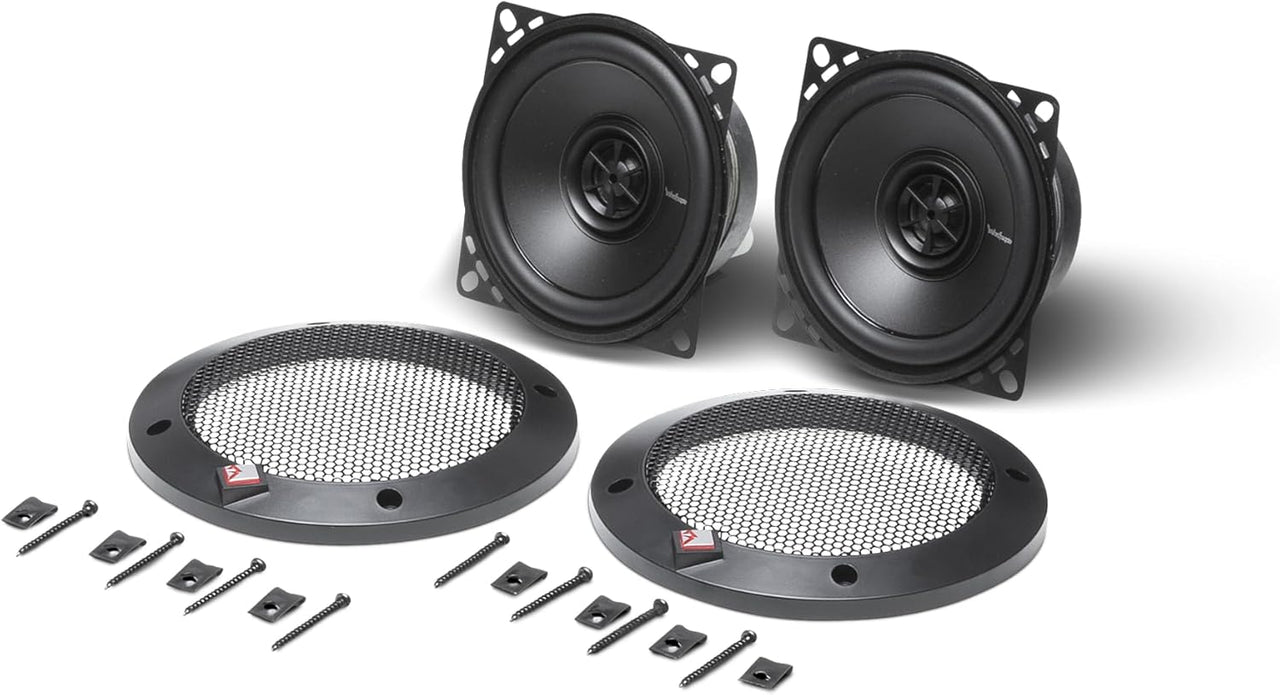 2 Pack Rockford Fosgate R14X2 4" 120 Watt 4-Ohm 2-Way Car Stereo Speakers
