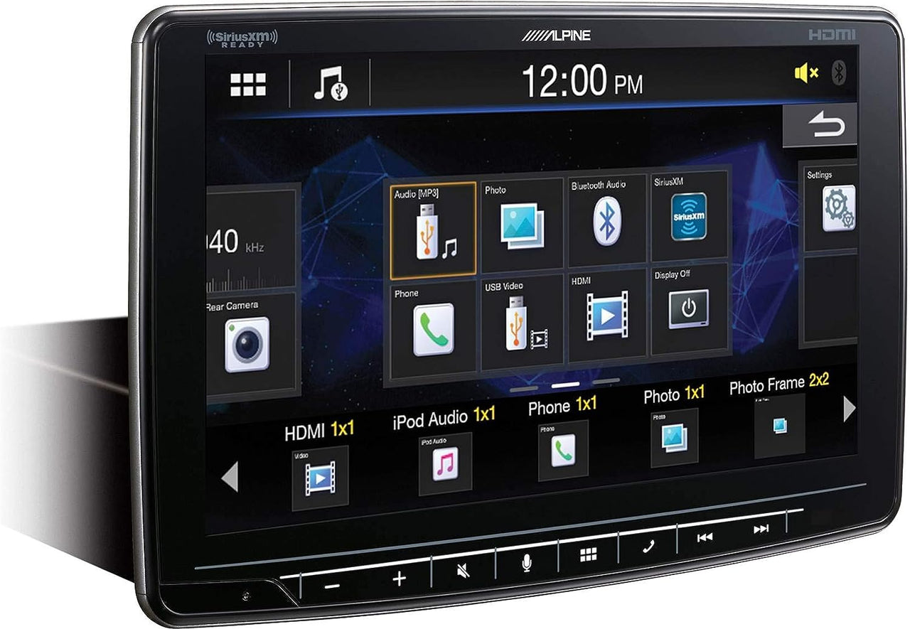 Alpine Halo9 iLX-F409 Digital multimedia receiver 9" touchscreen that fits in a DIN dash opening (does not play CDs)