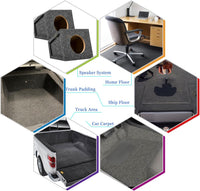 Thumbnail for MR DJ DC10DGR 10' L X 4' W Dark Gray Carpet for Speaker Subwoofer Enclosure Boxes