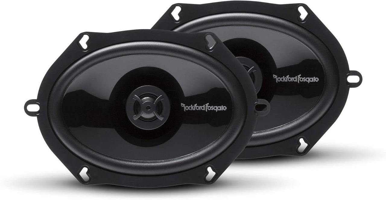 2 Pair Rockford Fosgate P1572 5x7" Punch Series 2-Way Coaxial Full Range Car Speakers