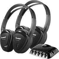 Thumbnail for Power Acoustik HP-22IRT Single Channel Infrared Wireless Headphones with Transmitter