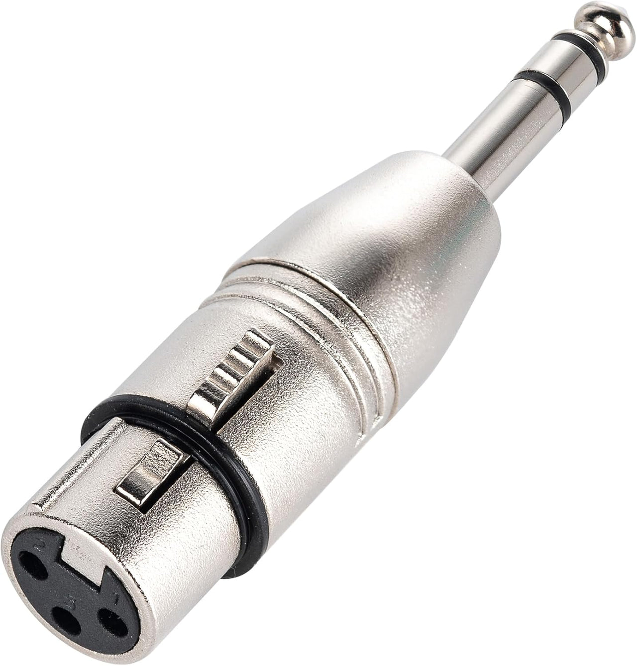 MR DJ XFTRS-2 1/4" TRS to Balanced XLR Female Adapter 2-Pack