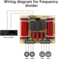 Thumbnail for MR DJ 3-WAY Replacement Speaker Crossover 1200W Fit JBL Peavey Cerwin Vega Pyle-Pro Mr DJ Many Other Brands