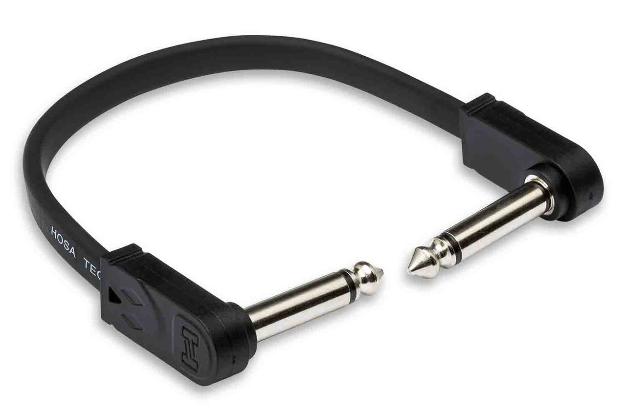 Hosa CFP-112 Flat Guitar Pedalboard Patch Cable - 12 Inches