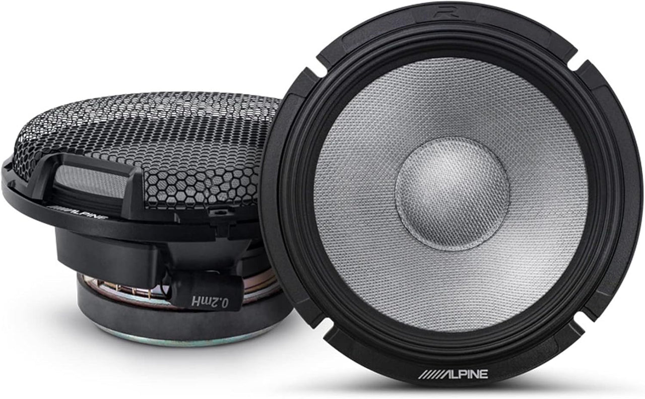Alpine ILX-W670 Digital Indash Receiver & R2-S65C 6.5" Component & R2-S69 6x9 Coaxil