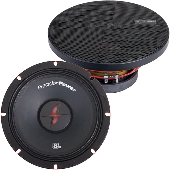 Precision Power PM.804 8" Pro-Audio Mid Range Speakers Set of 1