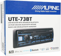 Thumbnail for Alpine UTE-73BT Digital Media Bluetooth Stereo Receiver Fit 2002 KIA Spectra