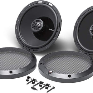 For Harley Touring Rockford Punch P1650 Speaker Package & American Terminal Speaker Adapter Install Kit Stereo Radio