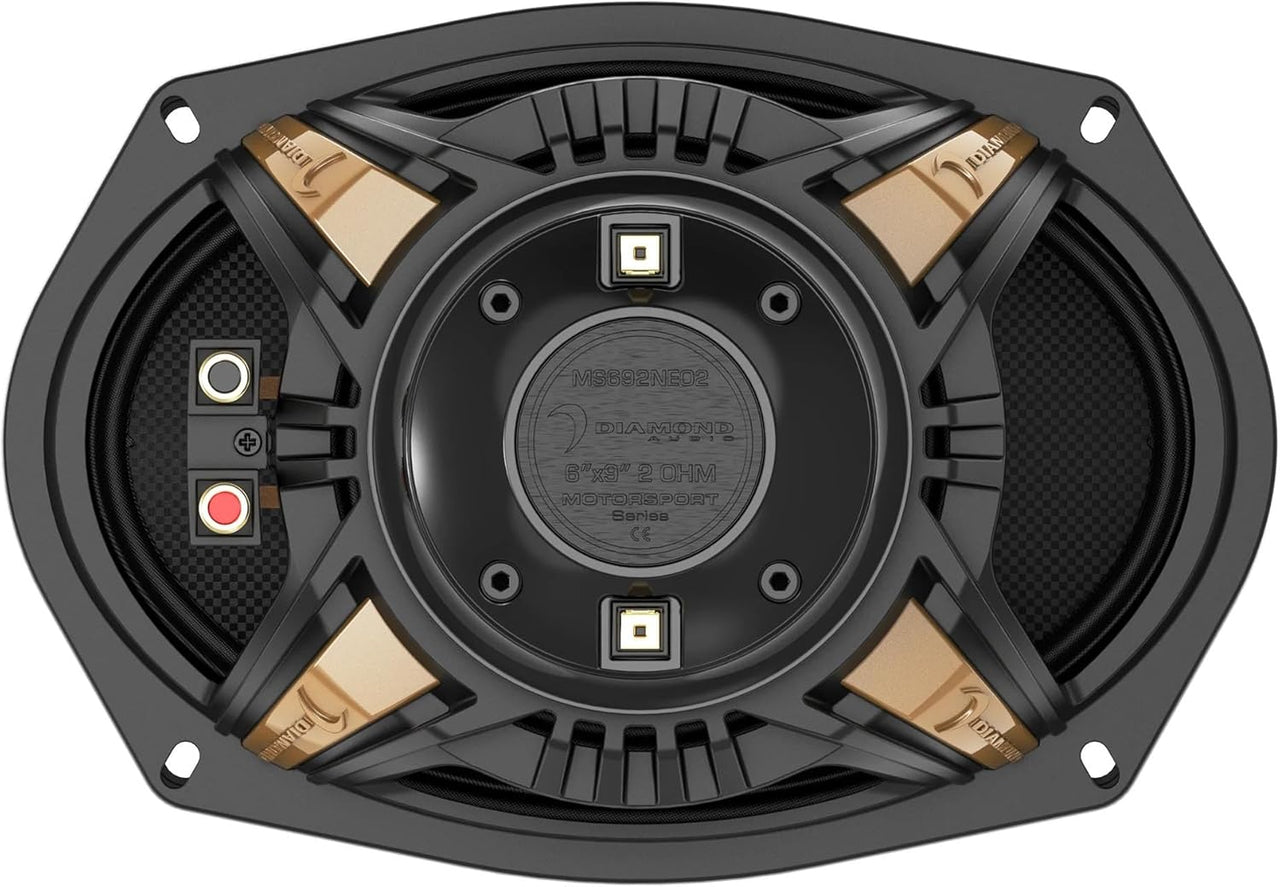 Diamond Audio MS692NEO4 NEO Series 6"x9" 2-Way 2Ω Coaxial Speakers
