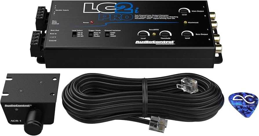 AudioControl LC2i PRO 2-channel line output converter with AccuBASS