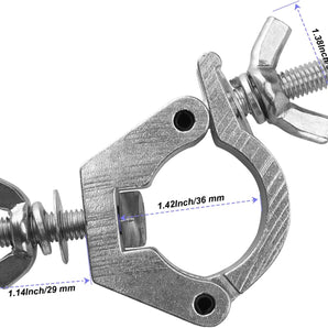 MR TRUSS TC9 Universal 2" Heavy Duty Pro Aluminum Stage Lighting Clamp Mounting