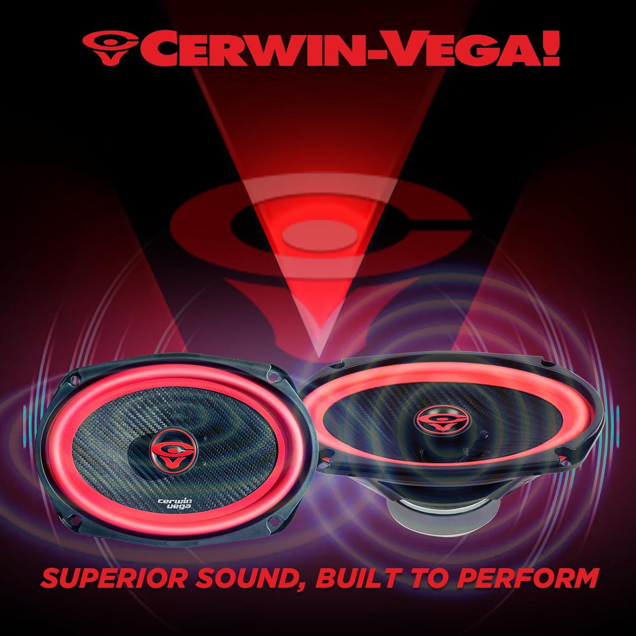 Cerwin Vega V69 2025 Edition 6"x9" 2-WAY COAXIAL FULL RANGE SPEAKERS