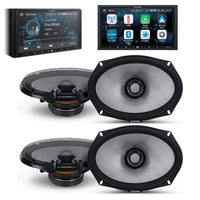 Thumbnail for Alpine ILX-W670 Digital Indash Receiver & Two Pairs Alpine R2-S69 Type R 6x9 Coaxial Speaker