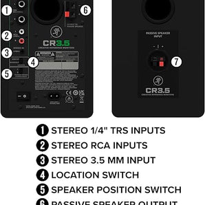 Mackie CR4.5BT 4.5-inch Powered Bluetooth Studio Monitors