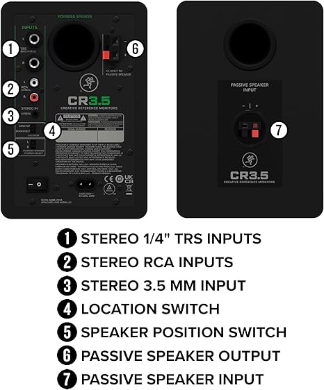 Mackie CR4.5BT 4.5-inch Powered Bluetooth Studio Monitors