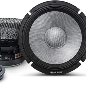 Alpine R2-S65C Component Speaker + Adapters + Harness Fit Honda Acura Vehicles