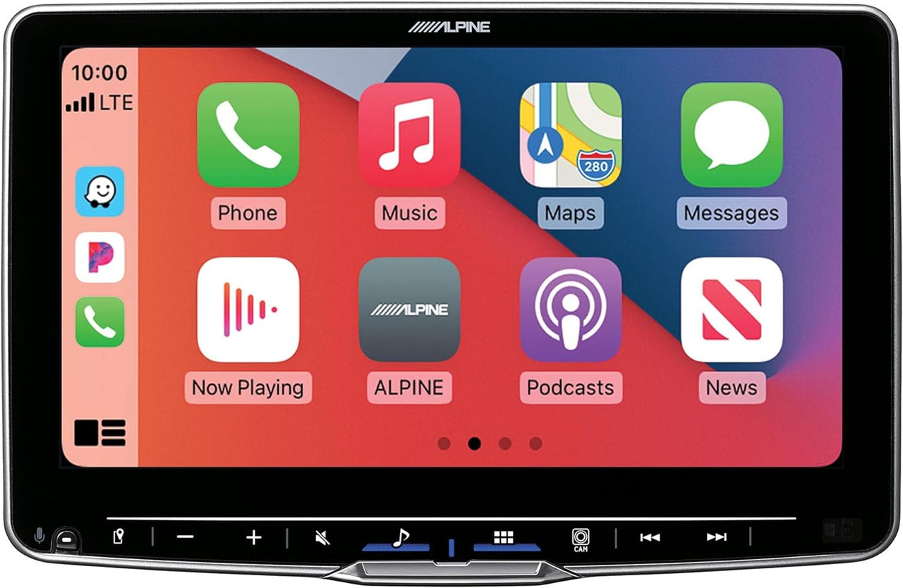 Alpine ILX-F509 Halo9 9" Multimedia Touchscreen Receiver & A Pair Alpine SXE-1726S 6.5" Coax and A Pair SXE-6926S 6x9 Coax Speakers