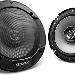 2 Pairs Kenwood KFC-1666S 600W 6.5" KFC 2-Way Coaxial Speakers Magnet Phone Holder Bundle