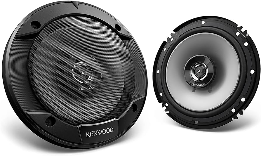 2 Pairs Kenwood KFC-1666S 600W 6.5" KFC 2-Way Coaxial Speakers Magnet Phone Holder Bundle
