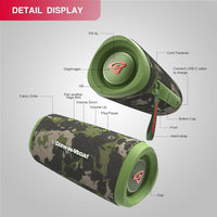 Thumbnail for Cerwin Vega VMCAMO Vega Mini Camo Portable Compact Powerhouse Bluetooth Speaker