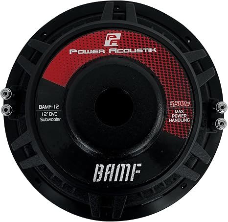 Power Acoustik BAMF-122 12" 3500W Series Subwoofer