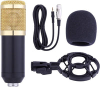 Thumbnail for MR DJ CONDKIT5 Studio Condenser Microphone Arm Stand Pop Filter Foam Cap Kit Record Accessory