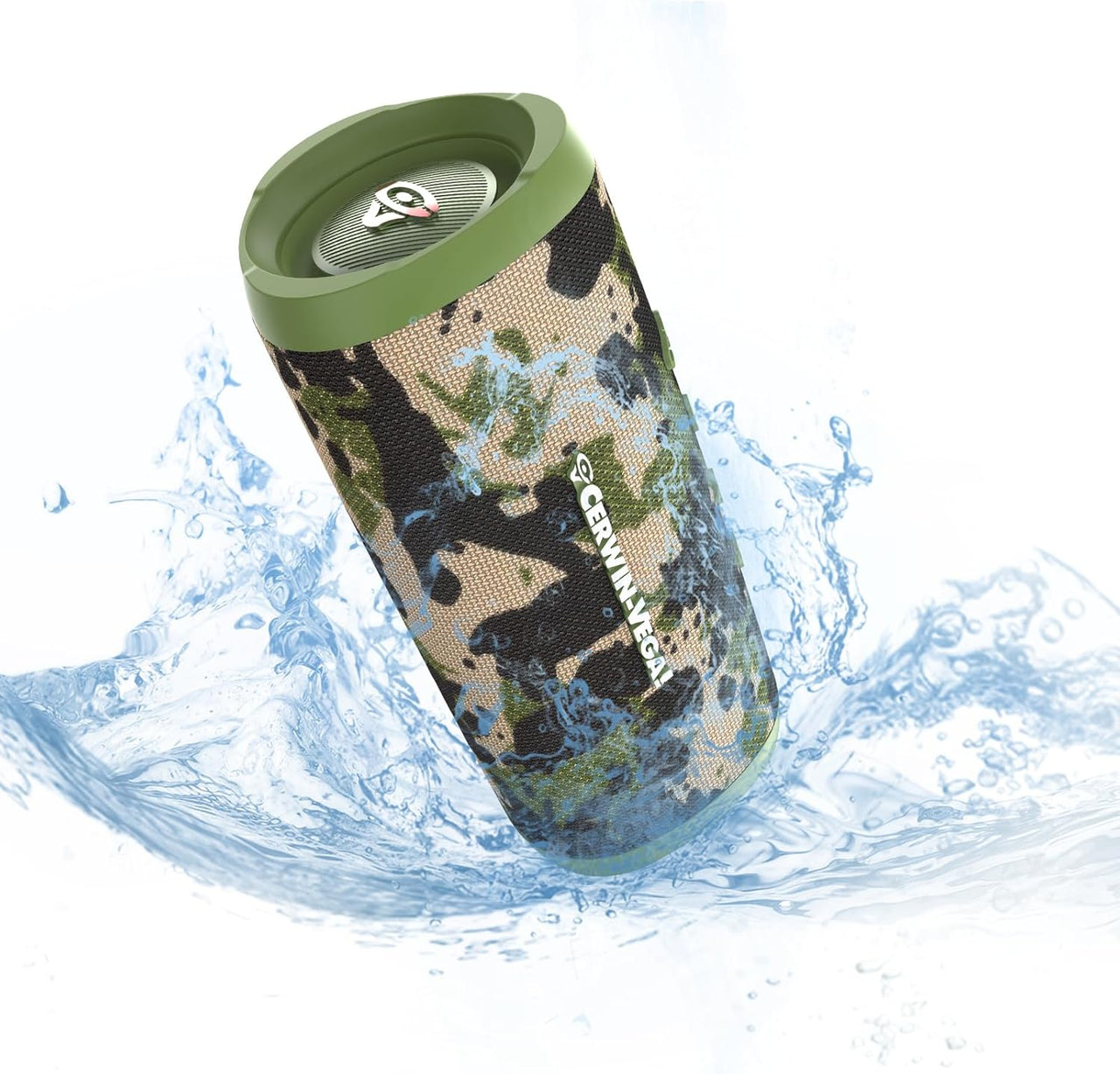 Cerwin Vega VMCAMO Vega Mini Camo Portable Compact Powerhouse Bluetooth Speaker