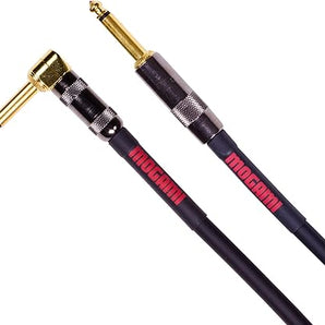 Mogami OD GTR 06 R Overdrive Right Angle to Straight Electric Guitar Cable, 6-Feet