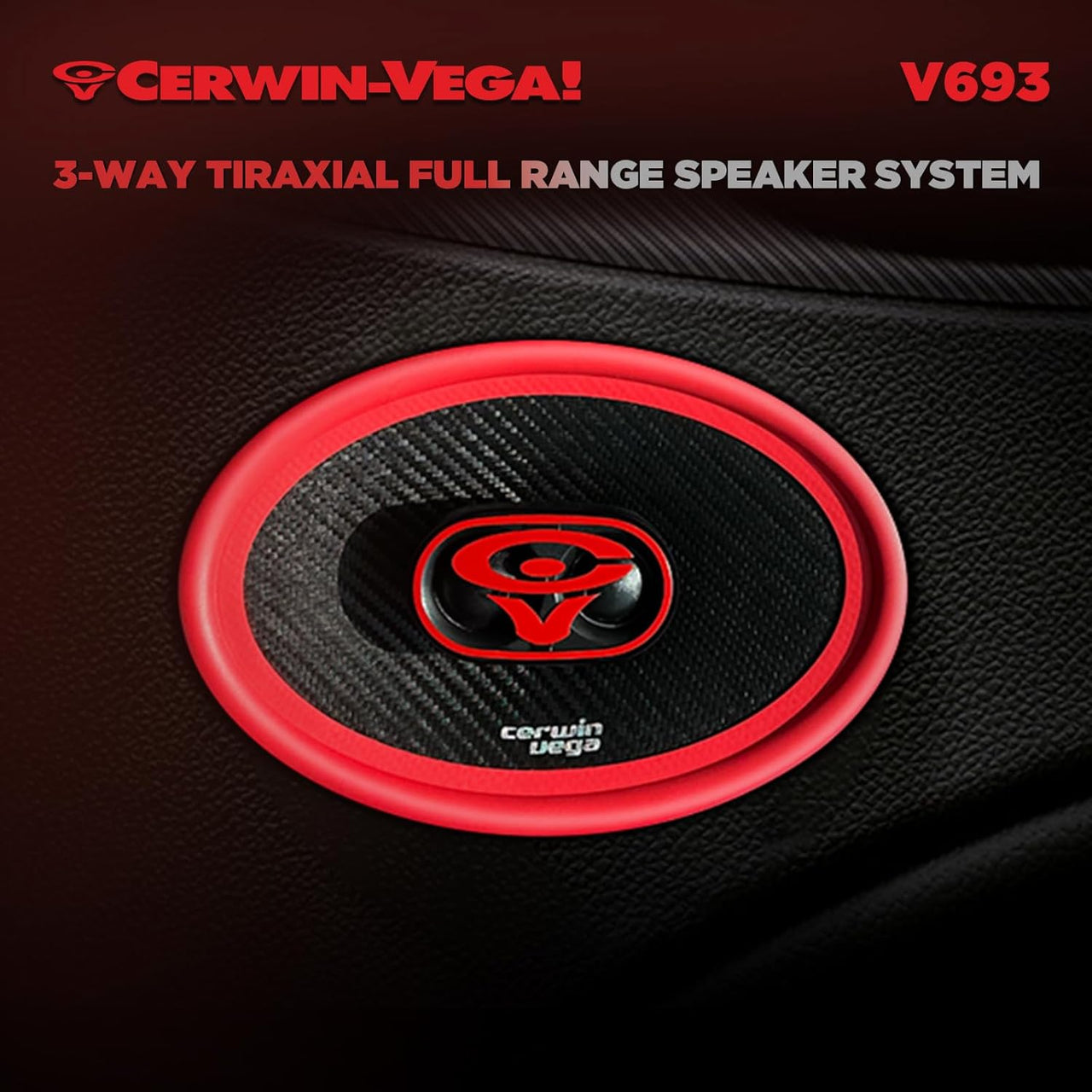Cerwin Vega V693 2025 Edition - 6"x9" 3-WAY FULL RANGE SPEAKERS