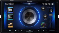 Thumbnail for Alpine iLX-W670 Receiver with Apple CarPlay, Android Auto Includes KTA-450 4-Channel Amplifier, Back up Camera and License Plate Fame