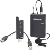 Thumbnail for Samson XPD2 Lavalier USB Digital Wireless System with Lavalier Microphone and USB Stick Receiver, Works with Computers and Samson Expedition Portable PA Systems