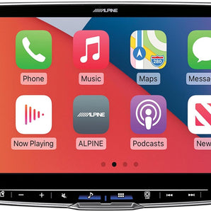 Alpine ILX-F511 Halo11 11" Multimedia Touchscreen Receiver & 2 Pairs Alpine SXE-6926S 6x9 Coax Speakers