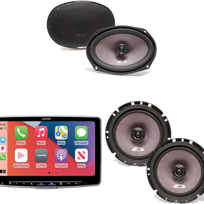 alpine-ilx-f511-car-stereo-multimedia-receiver-and-speaker-bundle