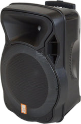 Dual 15-Inch Active PA Speaker Package with Stands